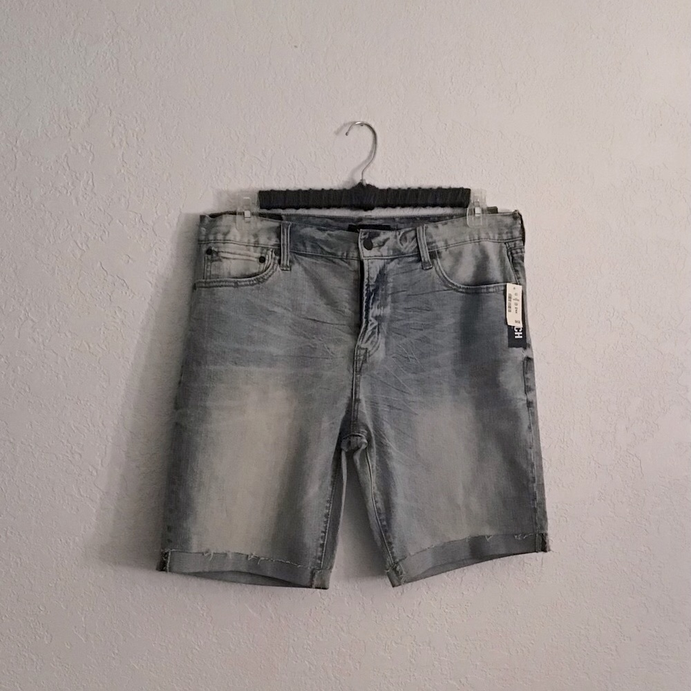 Denim cut off shorts